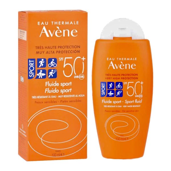 ضد آفتاب اون فلوئید اسپورت SPF50 حجم 100 میلی لیتر Avène Fluid SPF ۵۰