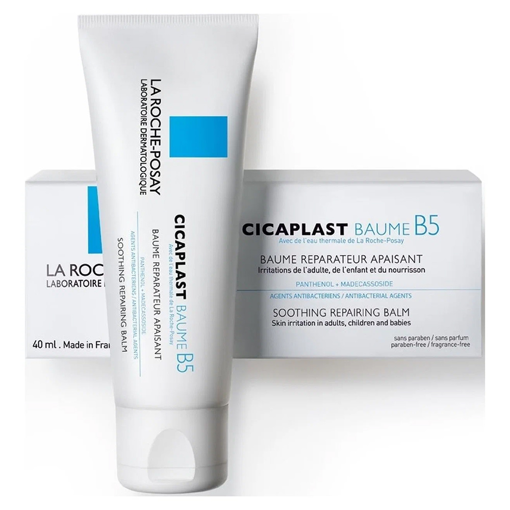 کرم-ترمیم-کننده-سیکاپلاست-لاروش-پوزای-La-Roche-Posay-Cicaplast-Baume-B5 کرم ترمیمکننده لاروش پوزای Cicaplast Baume B5+40ml - تصویر 1